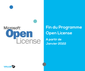 Microsoft met fin à son programme Open License en 2022