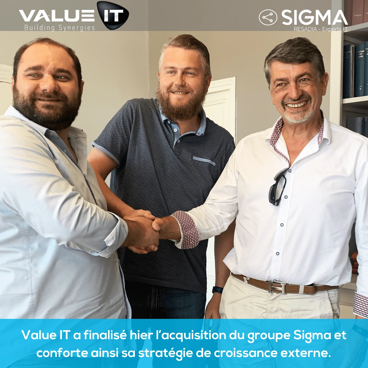 L'acquisition de Sigma Méditerranée par Value IT, soulignant la croissance et la diversification géographique de l'entreprise